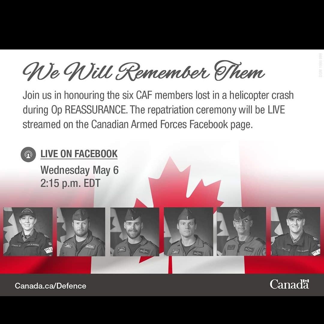 RegalChurch's tweet photo. Join us in honoring all of the lives lost, the Canadian Armed Forces Facebook page will air a live feed at 3:15 pm ADT today. https://t.co/RsKPLHnJlL