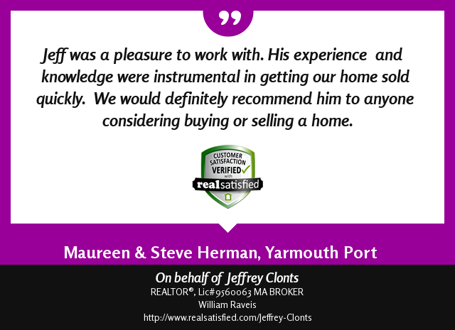 JeffCapeCod's tweet image. Great clients produce great results. realsatisfied.com/Jeffrey-Clonts via @realsatisfied