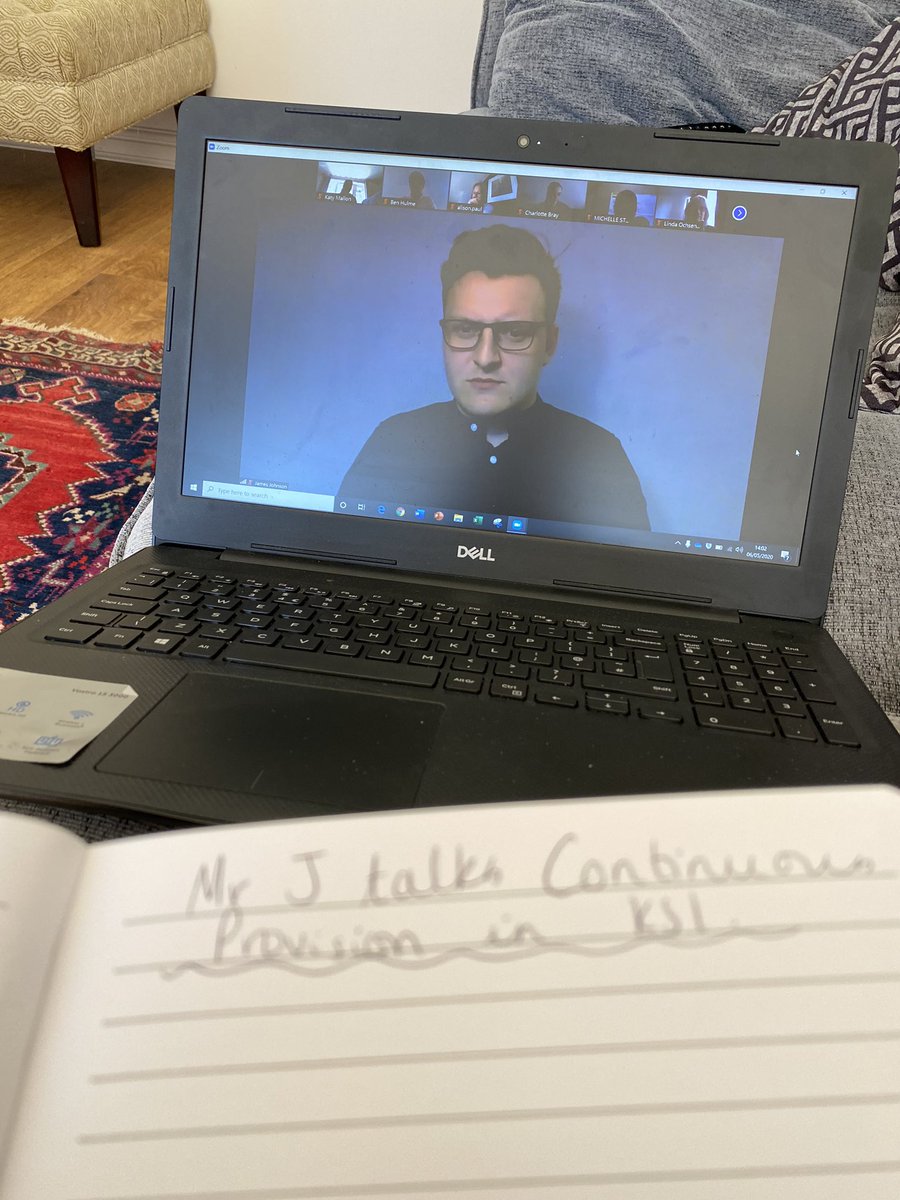 Ready for today’s CPD - and from the sofa as well!!