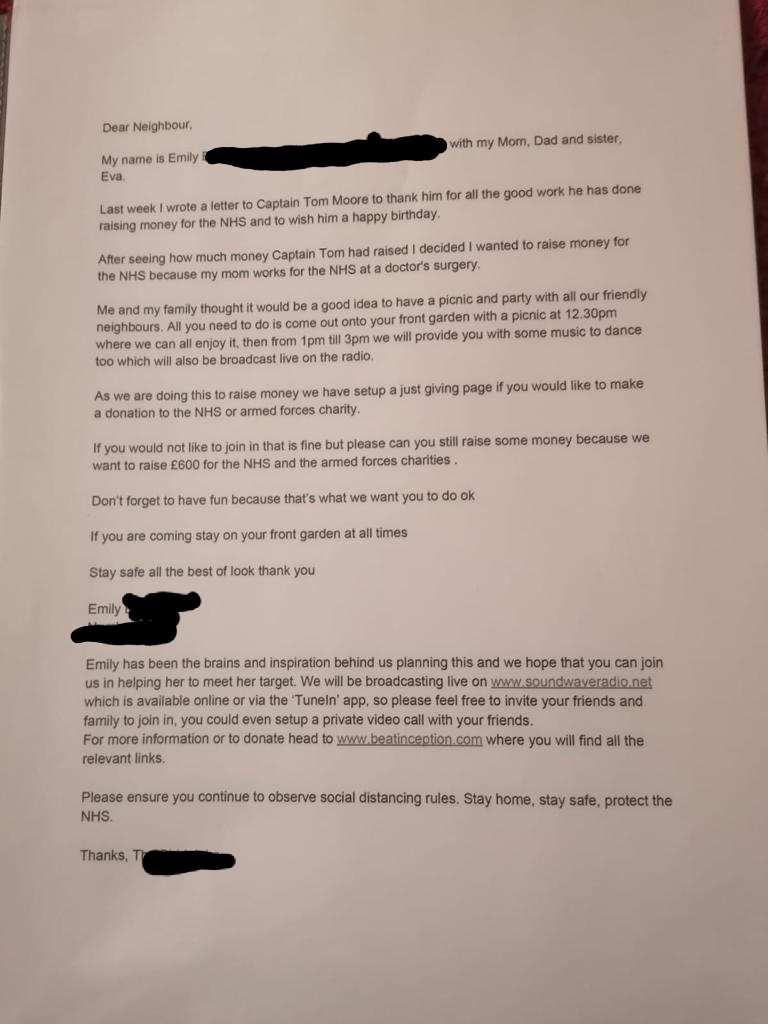 palmerscrosssch's tweet photo. What a lovely idea from one of our pupils and her family! Good luck! https://t.co/WmbNJeVu4r