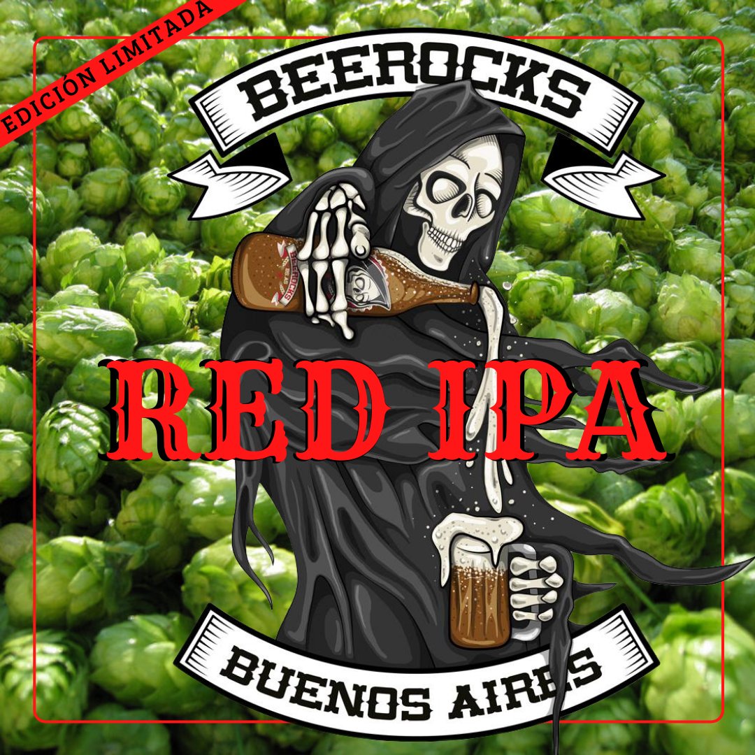beerocks_bsas's tweet photo. Nueva #Beerocks #RedIPA! 
#CervezaArtesanal #FabricaDeCerveza #SomosCervecerxs https://t.co/KwYQK40sMK