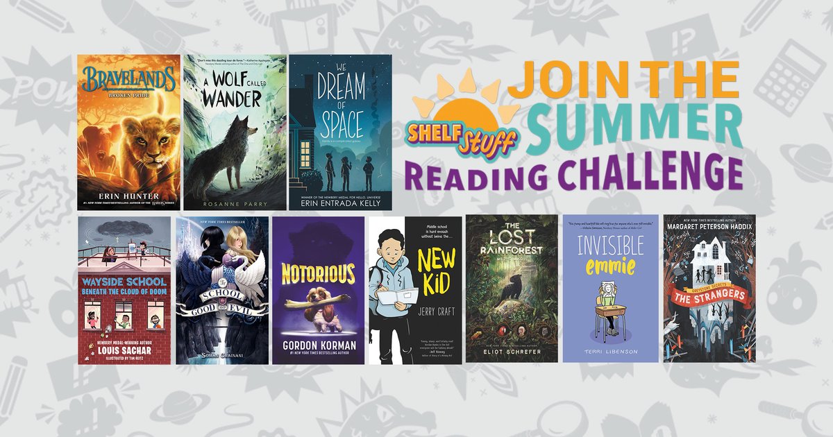 HarperChildrens's tweet photo. Join our Shelf Stuff Summer Reading Challenge! #ShelfStuffChallenge

We're challenging you to read one of our favorite books each week and take a quiz on that book for a chance to win an awesome summer reading prize pack! ☀️📚😎

More info: https://t.co/CtexbVSOPy https://t.co/IeuiYF7w9k