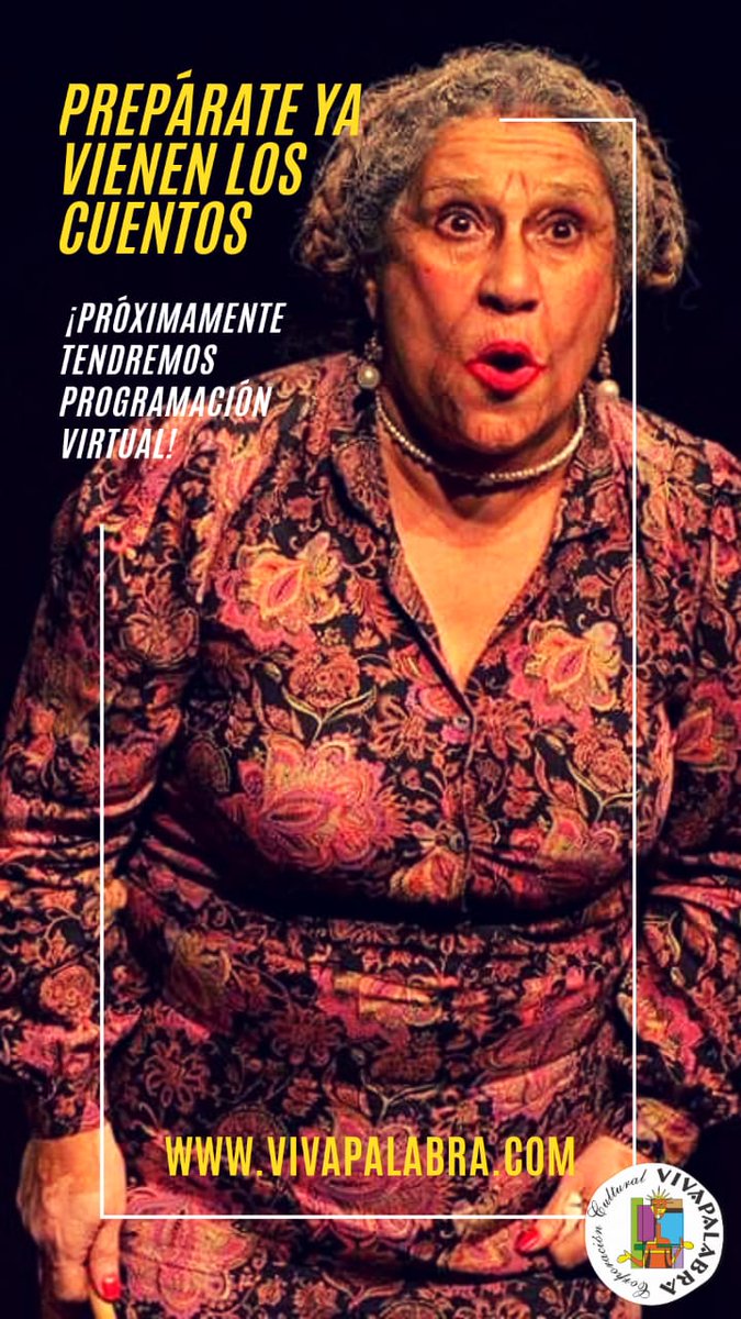 VIVAPALABRA's tweet image. ¡Ya vienen los cuentos! Esperalos.
#Cuentería #ProgramaciónCultural #ProgramaciónParaTodos