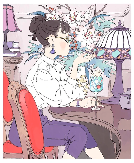 堀さん【@porigoshi】からバトンをいただきました!
これといった絵が無かったので過去のイラストとコミケの本で載せたイラストで失礼します…?

次はめちゃうま先輩アニメーターのたなかまさあきさん【@shadyxx24】いかがでしょうか。お忙しいかと思いますがよろしければ是非!
 #絵描き繋がれ 