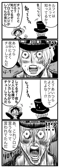 この後めちゃくちゃ話題変えるふぃ??(ゾロサン) 