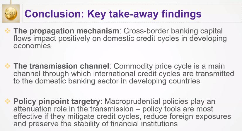 CGFSOAS's tweet photo. "Cross-border banking, credit cycles, commodity markets and macroprudential regulation" some interesting findings are:
#Banking #creditcycles #macroprudentialregulation #commodityprices https://t.co/54eA7PWBmN