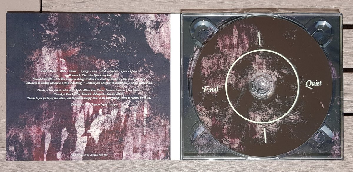 Fliesarespies's tweet photo. New Album - Final Quiet OUT NOW!!!
Vinyl, CD and DL: https://t.co/K5BFu0rvYn
@voturecords @nwfa_studios @gkgmastering @deathrattlepress #postrock #instrumental #prog #rock #epic #atmospheric #newmusic #newalbum #postrockcommunity #instrumentalrock #postrockdiscovery #finalquiet https://t.co/g9bTSF3Hzw