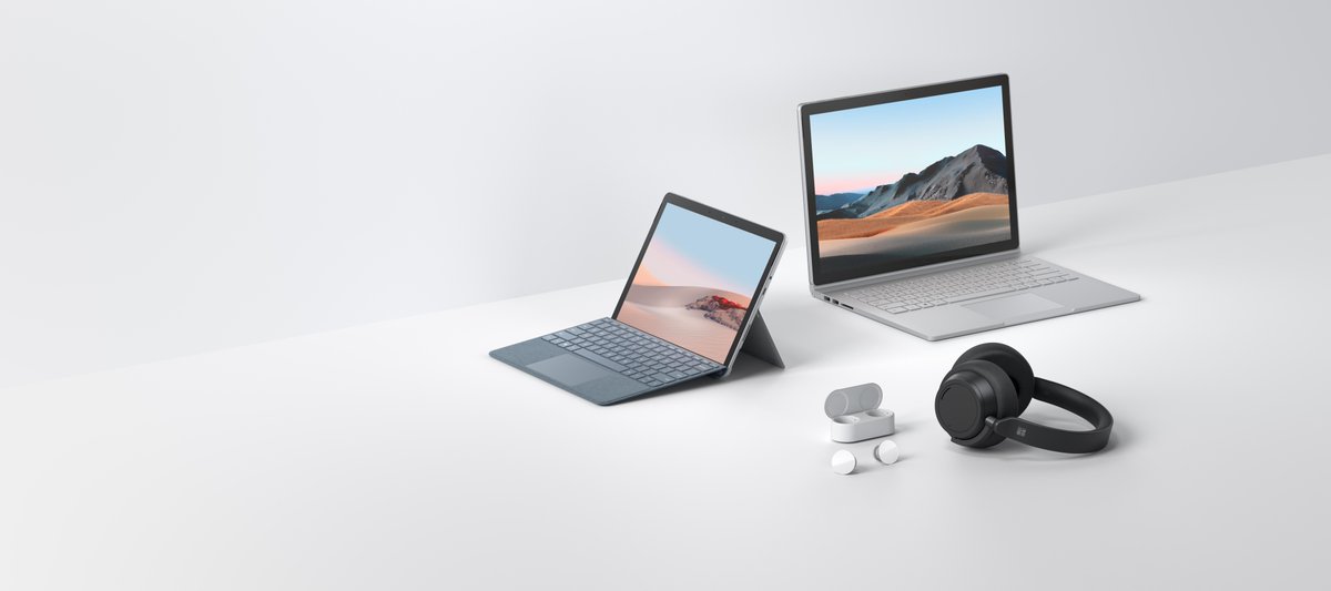 SurfaceFrance's tweet image. Les nouvelles Surface arrivent. Découvrez en détail les nouveaux #SurfaceBook3, #SurfaceGo2, #SurfaceHeadphones2 et #SurfaceEarbuds. ➡ msft.it/6015T9K1x 
#ToutSaufOrdinaire