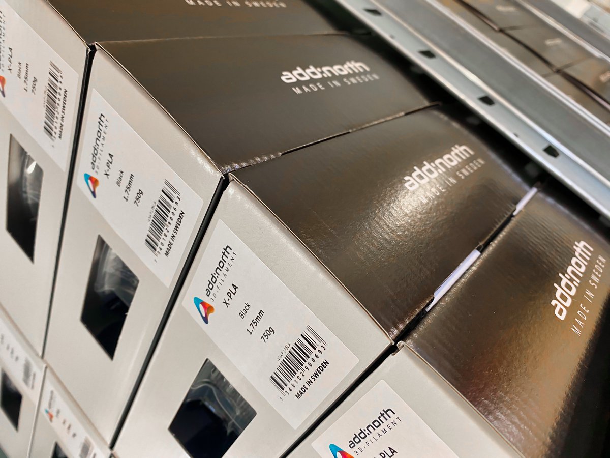 addnorth3d's tweet photo. We are proud to be the only 3D filament manufacturer in the Nordics! #madeinsweden #instock
#addnorth #3d #filament #3dprinting #3dskrivare #plastic #ultimaker #spool #material #sustainability #3dfilament #sweden #swedish #additivemanufaturing #makersgonnamake https://t.co/1VdtfAY3IE