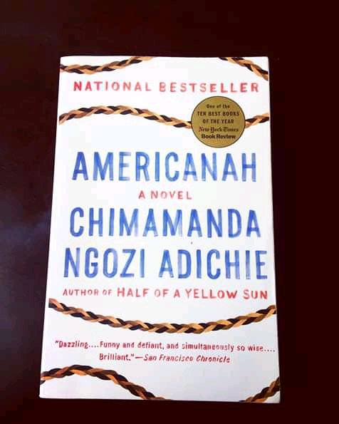freedefmaluleke's tweet photo. My Current Read AMERICANAH CHIMAMANDA NGOZI ADICHIE ..
#americanah #ChimamandaNgozi #InsightBookClub #ReadersAreLeaders #books #BookClub https://t.co/DS25wwKUQG