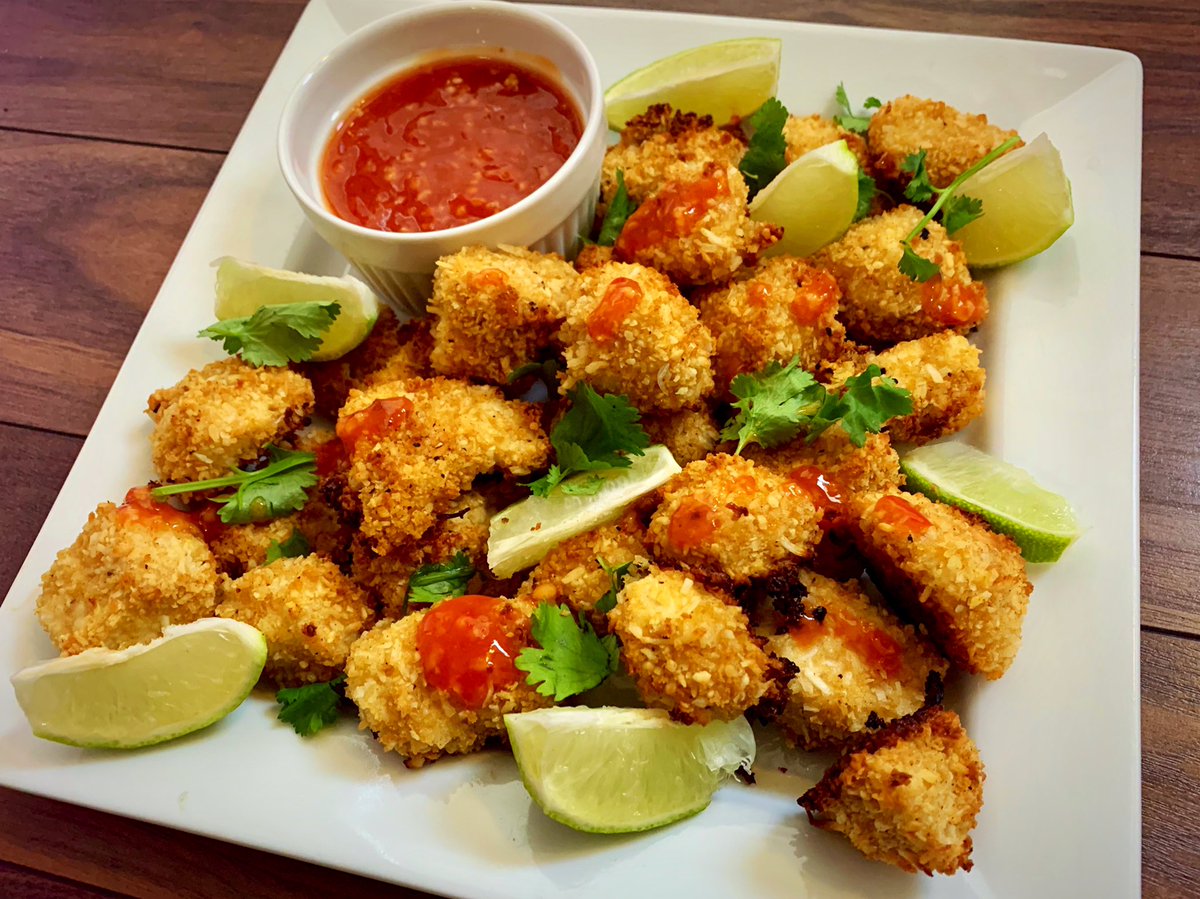 First attempt at coconut popcorn chicken😊