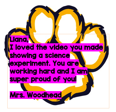 Cougar Call Out to Aarnav and Liana in Mrs. Woodhead's PreK class!  Way to Go! 

#CESVirtualCoolCats