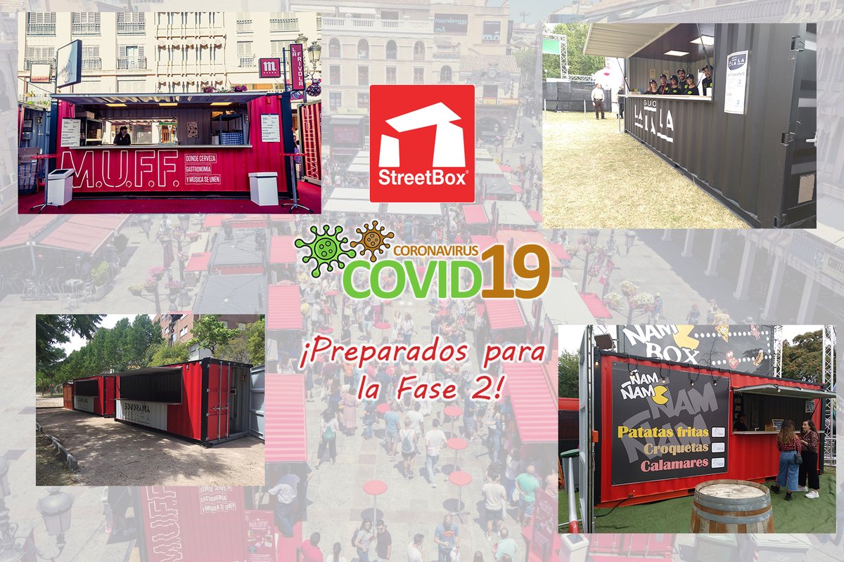 StreetBoxCo's tweet image. Deseando de salir de fiesta y queremos hacerlo con vosotros! En la 2ª Fase tenemos lo que el @gobiernoespa para poder hacer terrazas más grandes! #COVID19 #COVID19espana #bares #terrazas #2fase