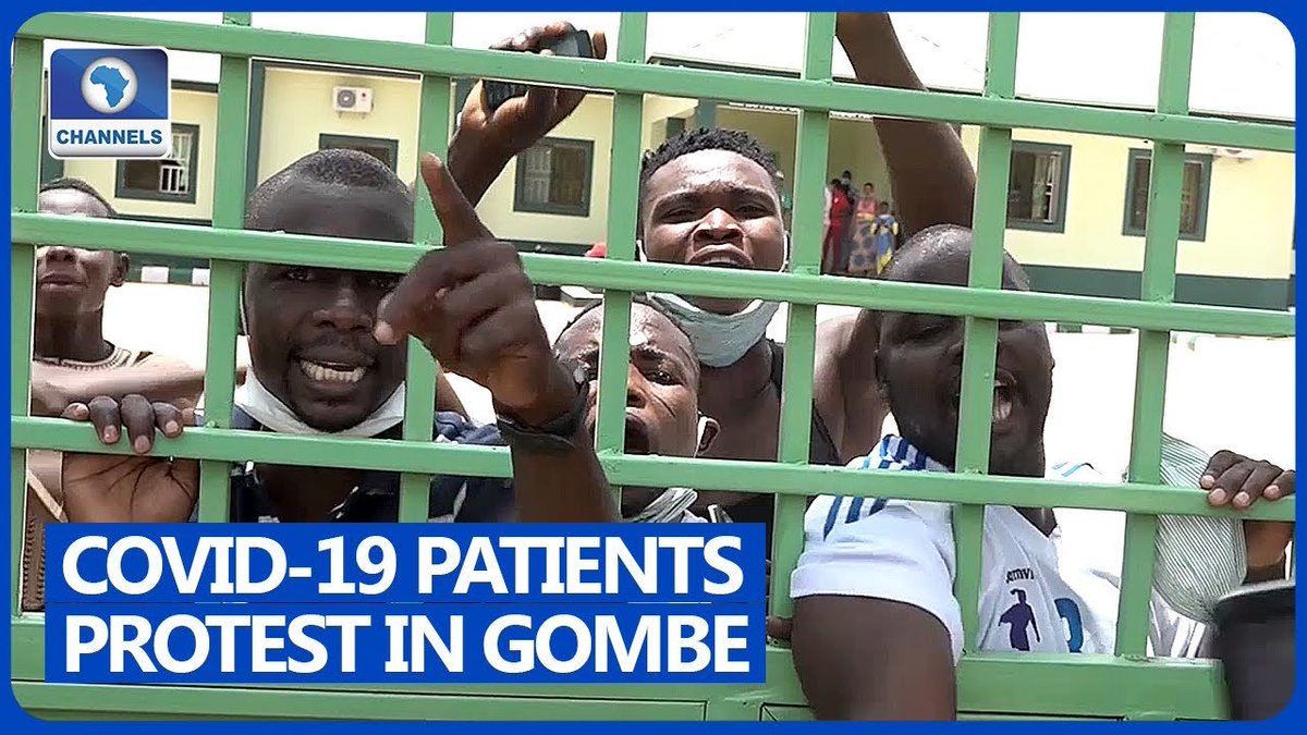 channelstv's tweet photo. #ICYMI: COVID-19 Patients Flee, Protest At Gombe Isolation Facility
https://t.co/4c4KK5bUjN https://t.co/OJMEKSQoF4