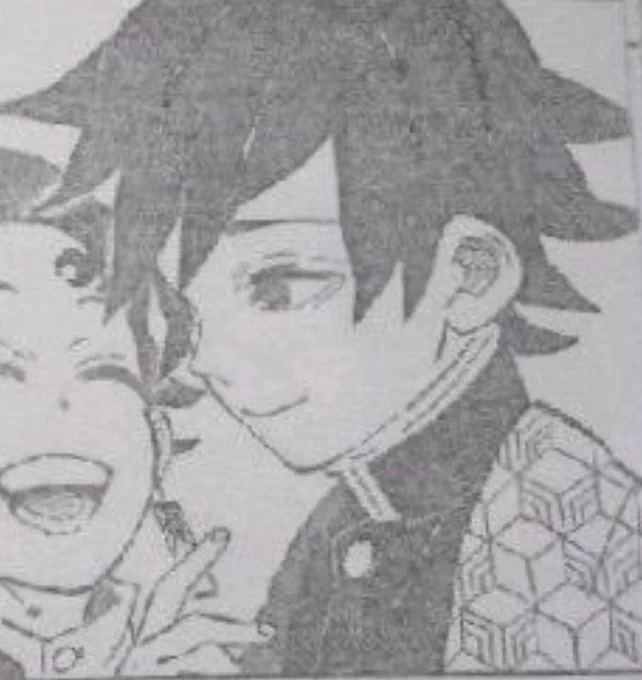 Kny 204 spoilers *****Giyuu with a haircut is something my brain can't full process seeing 