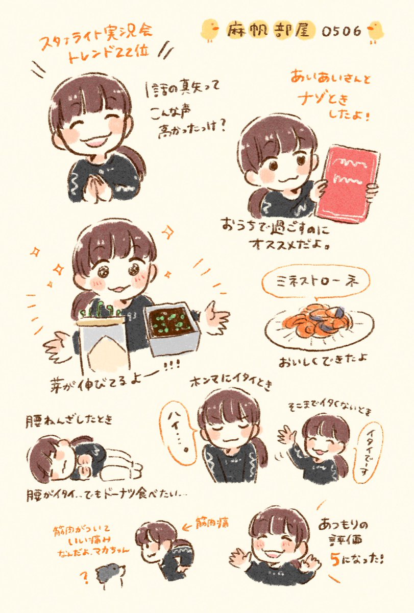 麻帆部屋メモ 0506? 