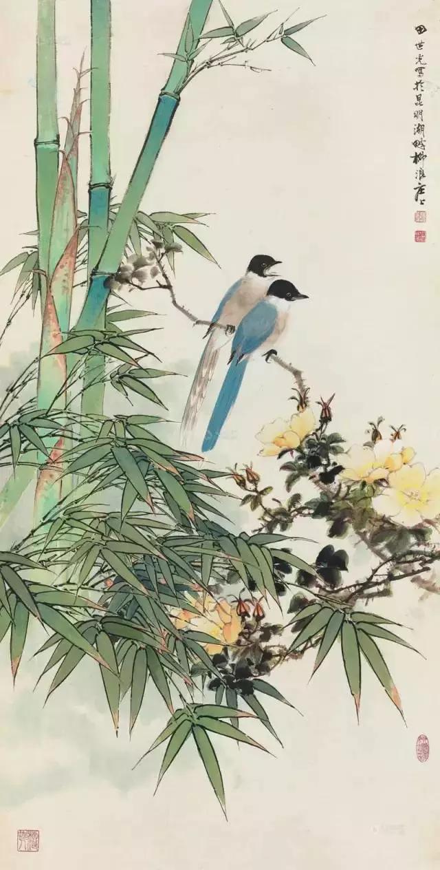 Twitter 上的清欢 田世光 1916年10月 1999年7月 师承张大千 赵梦朱 吴镜汀 于非闇 齐白石诸先生 早年拜张大千门下 为大风堂弟子之一
