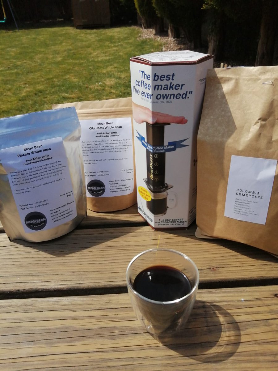 Thanks eoin @MeanbeancoffeeC for the delivery 👌👌so good...no need for all the biscuits tho 😋