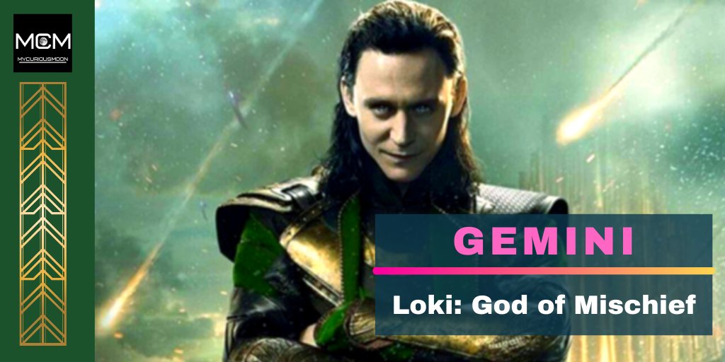 mycuriousmoon's tweet photo. With his calculative mind #Loki is capable of being deceptive & tricky. He has absolutely all the qualities of a many-faced #Gemini who is charming, talented with words, and hard to pin down https://t.co/dJb5eGFuz1
#MyCuriousMoon #AvengersZodiacSign #AvengersSunSign #LokiSunSign https://t.co/kx1MxKwlLP