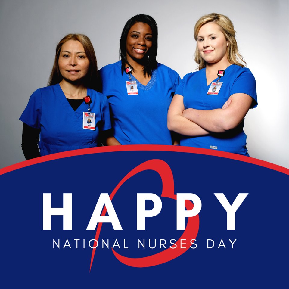 StBernards's tweet photo. Happy Nurses Day to our #HealthcareHeroes! You are relentless, selfless and very much appreciated. We thank you for your unwavering commitment to provide Christ-like healing to our community! https://t.co/qAHmJBwGo8