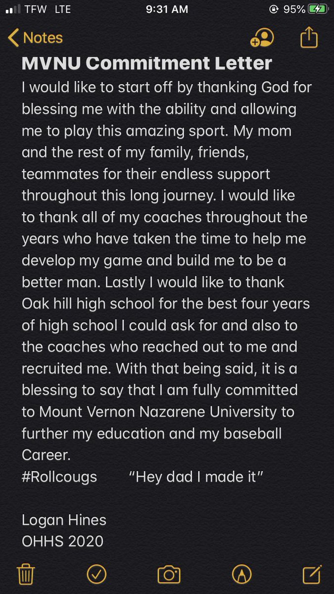 Hines17Logan's tweet photo. Blessed🙏🏻 MVNU ‘24 https://t.co/6u9QdxBqGm