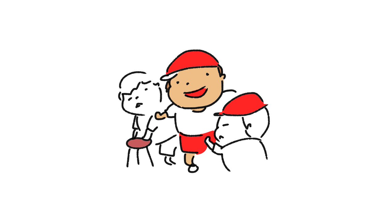 パンスト脱がし騎馬戦 リンカーン 原ストマックのイラスト