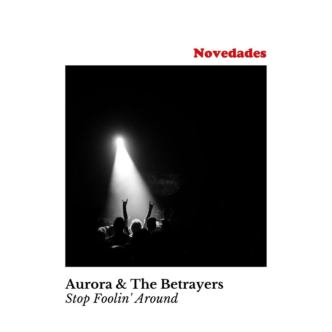 Apoya la #EscenaLocal 🤟🏻

<a href="/AuroraBetrayers/">Aurora&TheBetrayers</a> publican nuevo single, “Stop Foolin' Around”

Puedes conseguirlo en <a href="/Bandcamp/">bandcamp</a> a partir de 3€ en este enlace 👇🏻
auroraandthebetrayers.bandcamp.com/releases