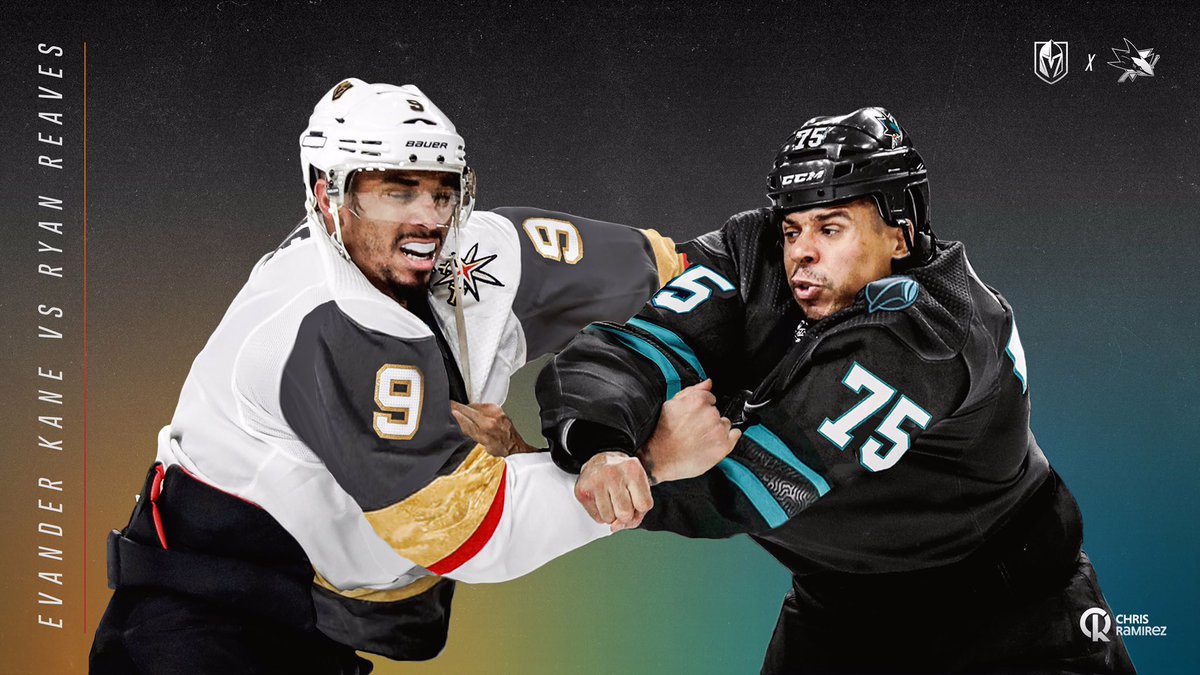 CRamirezCalif's tweet photo. rivalry... 𝒓𝒆𝒗𝒆𝒓𝒔𝒆𝒅 

@evanderkane_9 x @GoldenKnights 

Ryan Reaves x @SanJoseSharks 

#AbsurdNHLSwaps https://t.co/TLWeOZy1I9