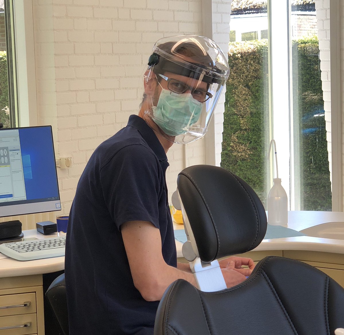 Even op bezoek bij het marsmannetje, of ik bedoel; de tandarts.
#hetnieuwenormaal