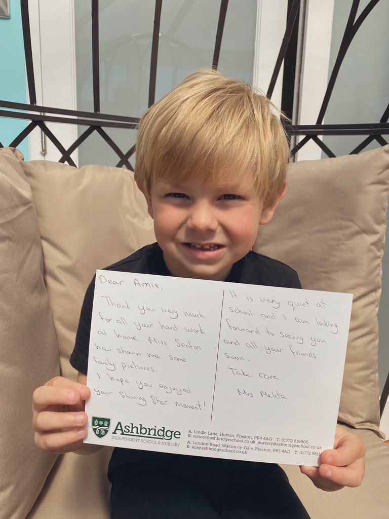 DollzConfetti's tweet photo. @ashbridgeschool Thank you Mrs Mehta @headatashbridge for Arnie’s postcard. Super cute! We’re missing everyone lots 💖 especially reception class @MissSeaton 🥰 https://t.co/LEhESsRmxB