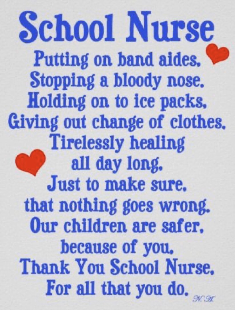 DickersonSchool's tweet photo. It’s School Nurse Appreciation Day❣️Dickerson is proud of all Mrs. Curtin does for us to make us feel healthy, happy &amp; safe❣️Thank you @jjcurtin1  #WeAreChesterNJ https://t.co/NlinOYzuYN