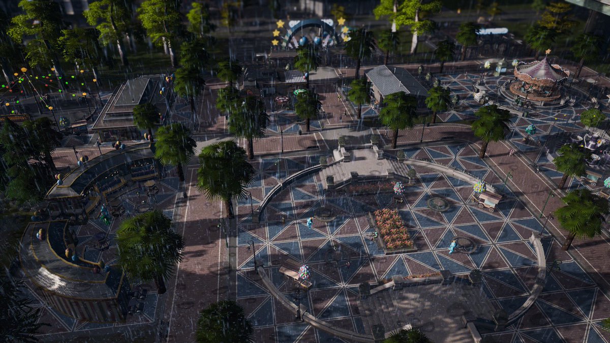 ElZipaa's tweet image. Another rainy day #CitiesSkylines