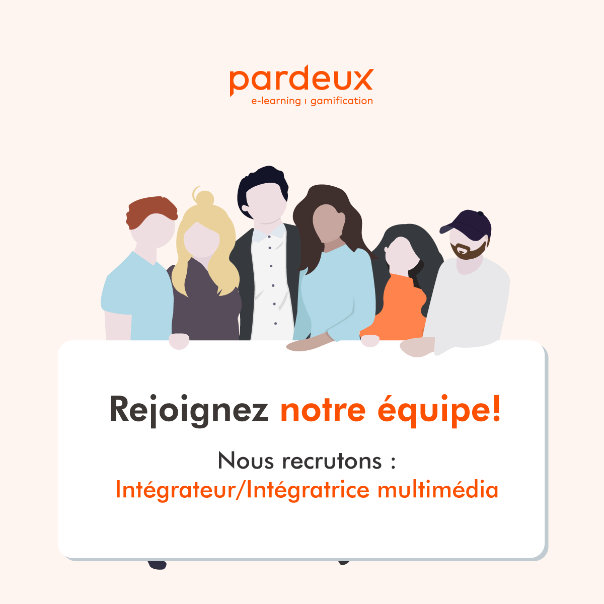 Pardeux's tweet photo. pardeux recherche un intégrateur ou une intégratrice multimédia.

Rejoignez notre équipe innovante et motivée! Contactez-nous pour en parler!

Contactez : Nathalie Lessard, info@pardeux.ca https://t.co/77r7xcNhvg