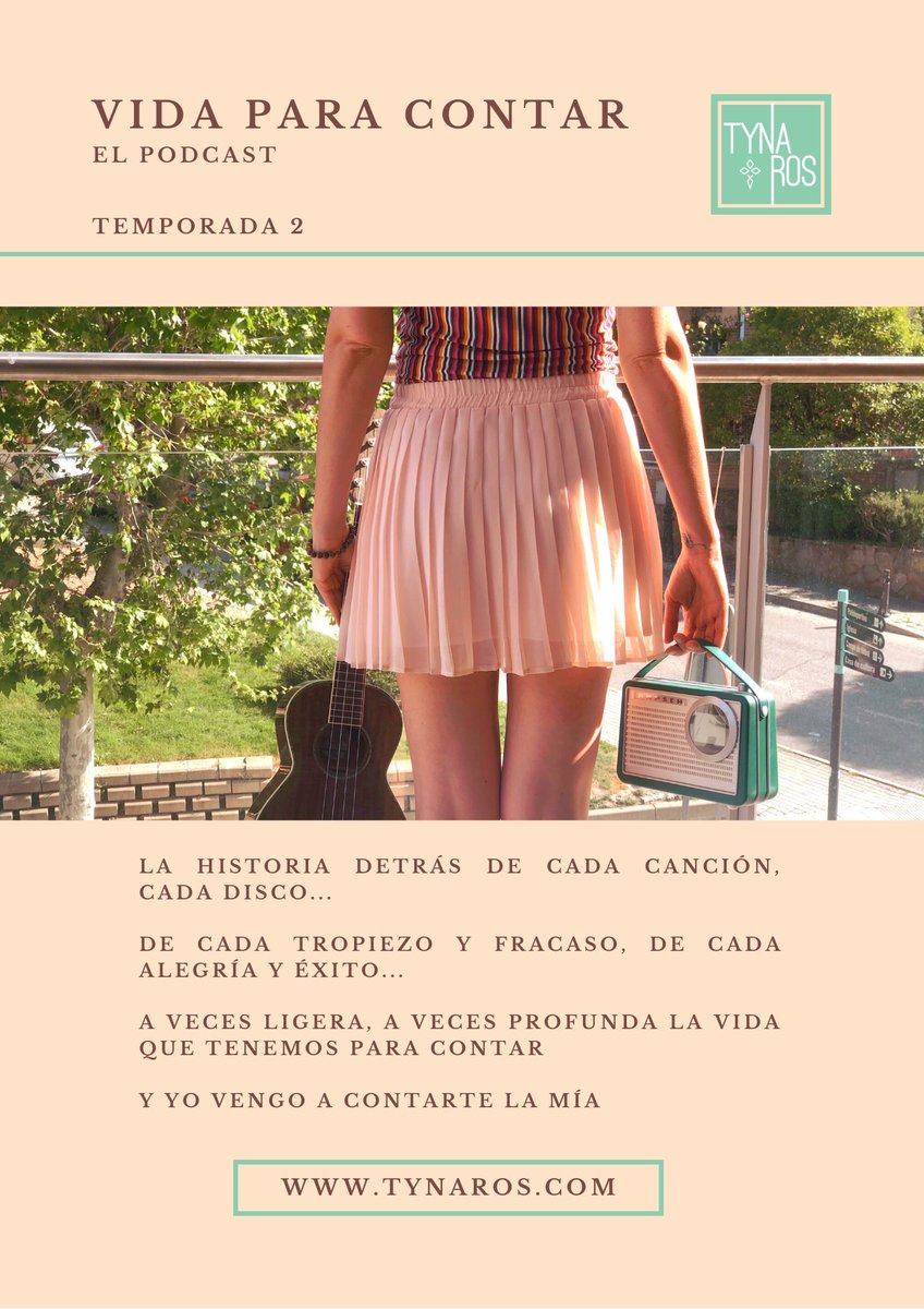 Ufff que emocionante y que nervios, mañana comienza la nueva temporada del podcast #VidaParaContar 

Es una dinámica nueva, así que les pido paciencia en cuanto a como se vaya desarrollando, yo estaré feliz de compartir con ustedes los #JuevesConTyna