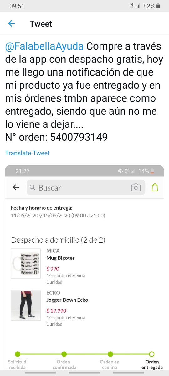 brianduhalde's tweet photo. @FalabellaAyuda llevo una hora intentando hablar con un ejecutivo a través de su linea telefónica y en todos los intentos me cortan!!! 
Su correo no está disponible.
De que otra forma nos vamos a contactar con uds? https://t.co/foAS9CA9EG