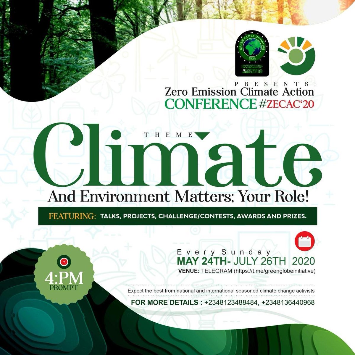 ggiclimate's tweet photo. #DecisiveMoves #ImpactfulActions. Be The #Impact.
Let us do more together; Join @https://t.me/greenglobeinitiative https://t.co/kJtsf5Q2nl