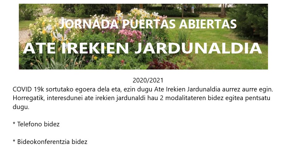 AgrarioArkaute's tweet photo. COVID19ak sortutako egoera dela eta, ezin dugu Ate Irekien Jardunaldia aurrez aurre egin.
Horregatik, Lehio Irekien Jardunaldi hau internet bidez egingo dugu
Informa zaitez!
https://t.co/Z4mJlJl1KL https://t.co/LwiGiMGKaO https://t.co/wVxoQPUL73