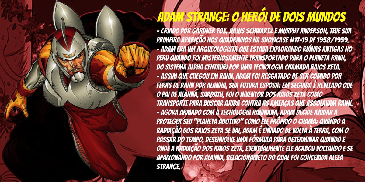 AdamStrangeBR's tweet photo. 📌|| ADAM STRANGE: O Herói de Dois Mundos https://t.co/runC9SsF2T