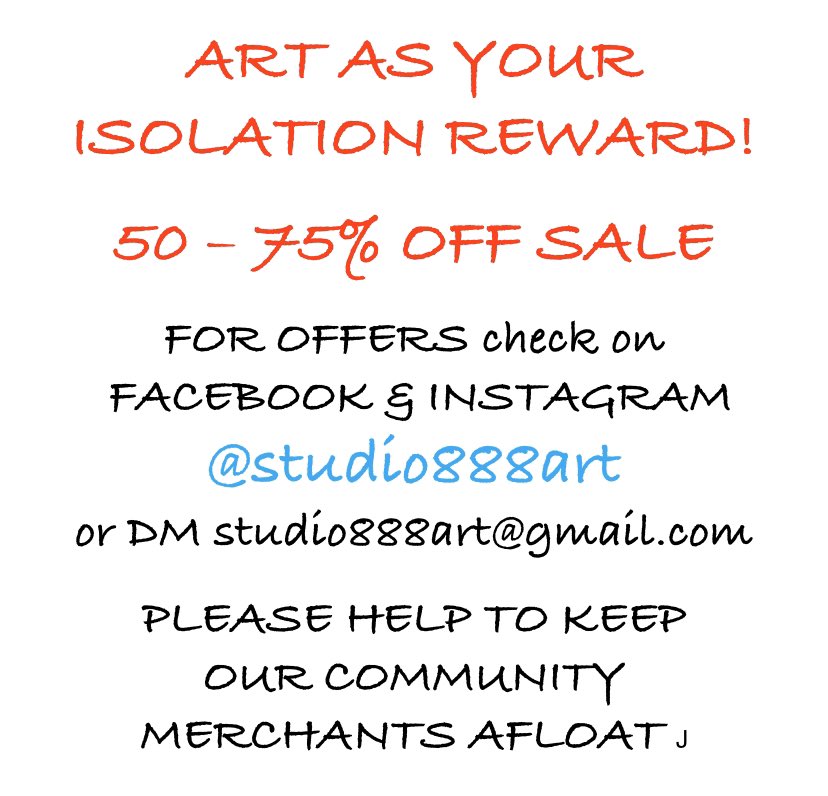 STUDIO 888 - in Beaches Toronto - all local artists, commission free gallery &amp; virus free gallery! 🎨