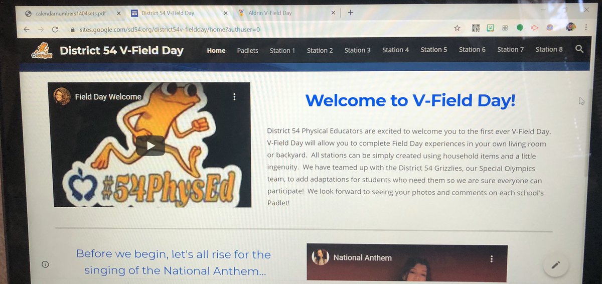 Mr_Niepomnik_PE's tweet photo. Good morning @EaglesAldrin @pta_aldrin families. We hope you enjoy today’s Field Day activities. Don’t forget to post any pictures or videos on the Aldrin Padlet link. #54vfieldday #54PhysEd https://t.co/MnDBTFHNgK