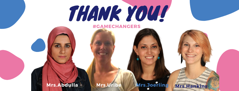 JakeHartley_nkc's tweet photo. Shout out to this dynamic team! @AshnaAbdulla1 , @MrsLUribe , @mrsjoerling and @S_HankinsGBR are continually advocating for their students and families &amp; supporting their colleagues! They are #Gamechangers for Crestview! @CRESCheetahs @NKCSchools https://t.co/PQRq7T93nD