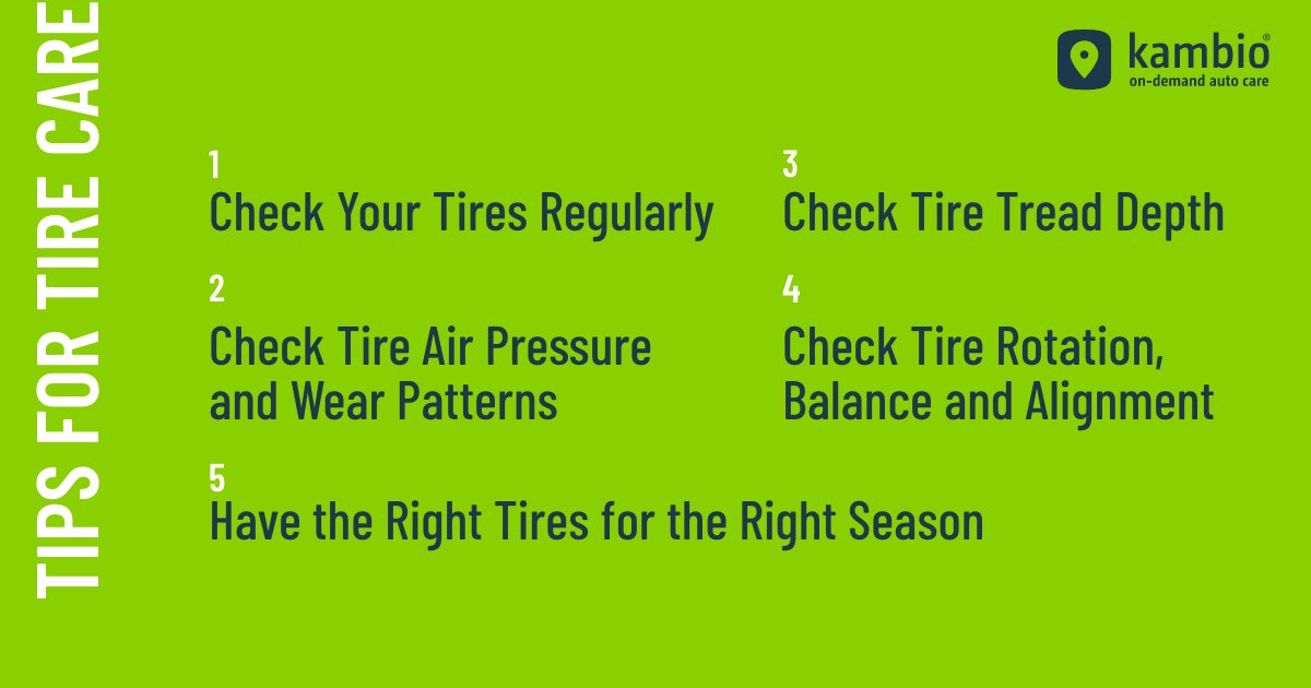 kambioinc's tweet photo. Tips for Tire Care 😉 https://t.co/XtyC4eyHQM