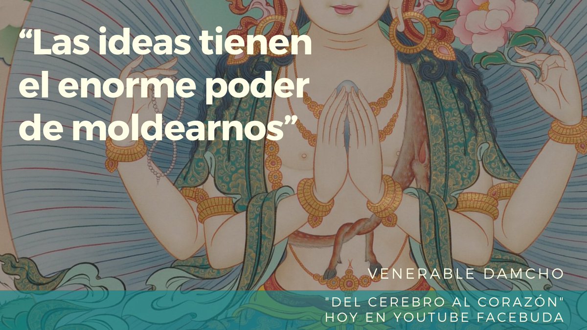 HOY ENSEÑANZA SOBRE MEDITACIÓN Y MANTRA DE CHENREZIG a las 19.30 CDMX por facebuda.org, dirigido por Venerable Damcho.