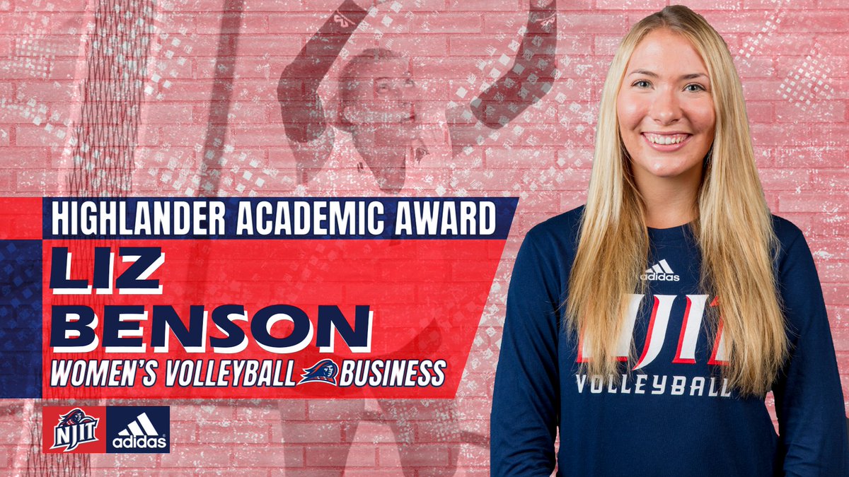 njithighlanders's tweet photo. 🏅📚: @njitwvb Liz Benson

♦️ @njit_saac President 
♦️ Team Captain
♦️ Led team in assists (646) and assists per set (6.73)

#HighlanderAwards2020 | #RollTech ⚔️ https://t.co/qxTOJABAiK