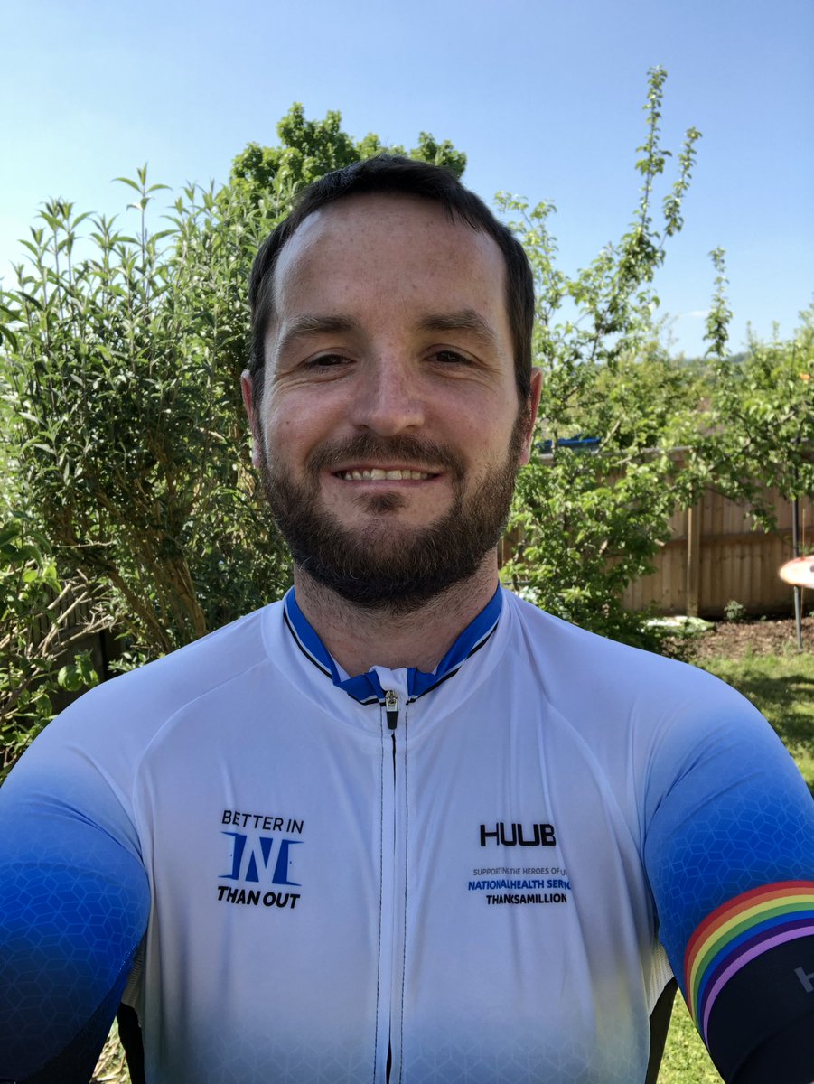 24hourcommute's tweet photo. Jersey arrived just in time! Thanks @HUUBDesign #betterinthanout Ready for my big ride now! @ForeverFriendsA https://t.co/zpOQAidKb1
