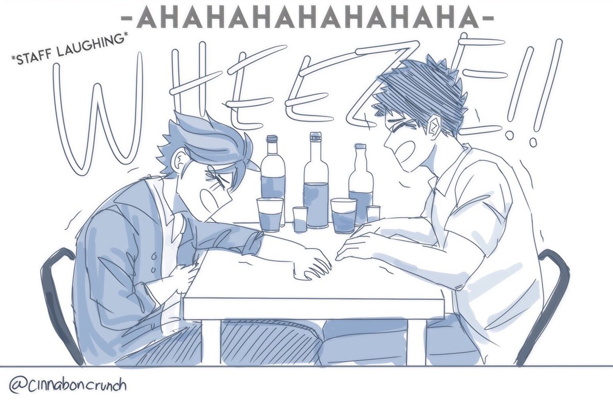 Truth or Drink! Iwaoi Edition

My contribution to the ship because I miss them so much

#Haikyuu #HQ #ハイキュー #iwaizumi #oikawa #iwaoi 