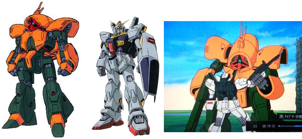 Uzivatel Ratcho Na Twitteru 資料上の アッシマーの頭頂高は 19 3 m ガンダムmk の頭頂高は 18 5m それを参考に設定画で合わせると な感じである よって 対峙した時の の絵面は あり得ないのだ 第13話 シャトル発進 より 終 機動戦士z