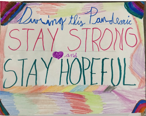 "My message of hope: During this pandemic, we need to stay strong and hopeful." <a href="/PFS_YCDSB/">PopeFrancis_YCDSB</a>