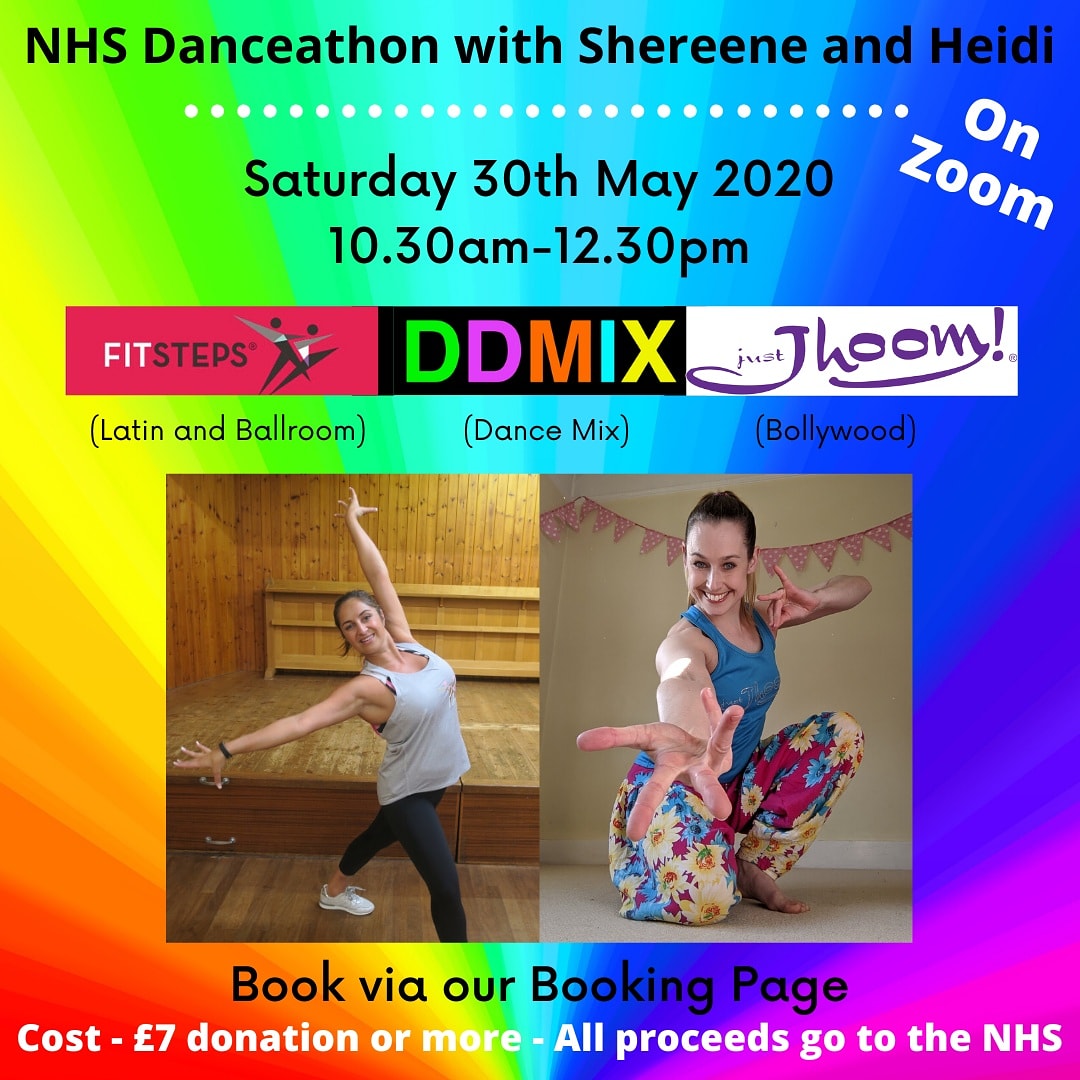 gobounceuk's tweet image. 🌟✨ANNOUNCEMENT!✨🌟

The wonderful @shereenesteps and myself are running a Danceathon to raise money for the NHS to thank them for the amazing work they are doing 🌈

Saturday 30th May - 10.30am-12.30pm

BOOK NOW!
bookwhen.com/shereenesteps_…