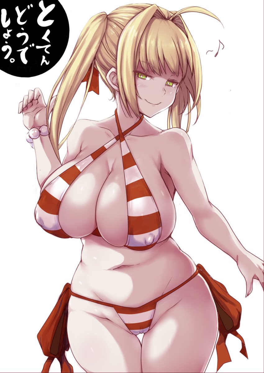 以前コミケで会場限定本として作ったFGOの水着ネロのモノクロコピー誌をざっとですがカラー塗りしまして、支援サイトfantia、FANBOXの方にupしました。4p程度ですが興味ありましたら是非♪٩( 'ω' )و♪ https://t.co/4hnqlnbgIM 